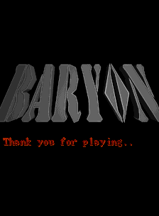 baryon ending