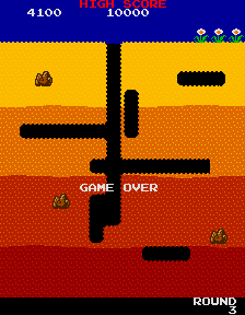 digdug gameover