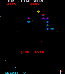 galaxian gameover