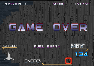 gforce2sd gameover