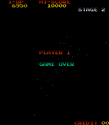 gyruss gameover