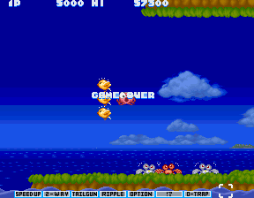 parodius title