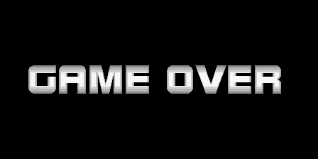 svg gameover