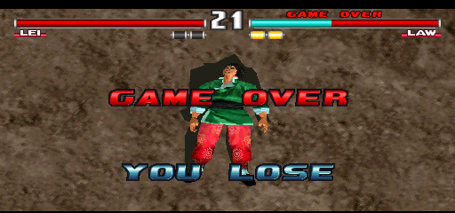 tekken3 gameover