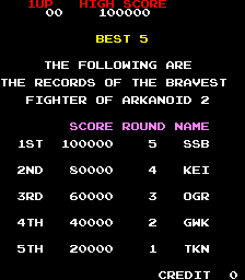 arknoid2j title