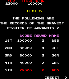 arknoid2u title