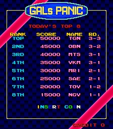 galsnew scores