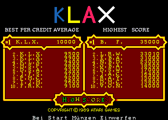 klaxd2 scores