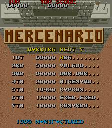 mercenario scores