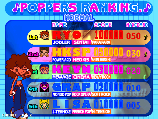 popn5 scores