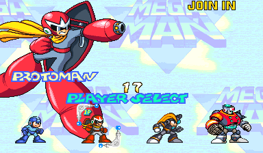 megaman2 select