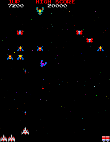 galaga screenshot