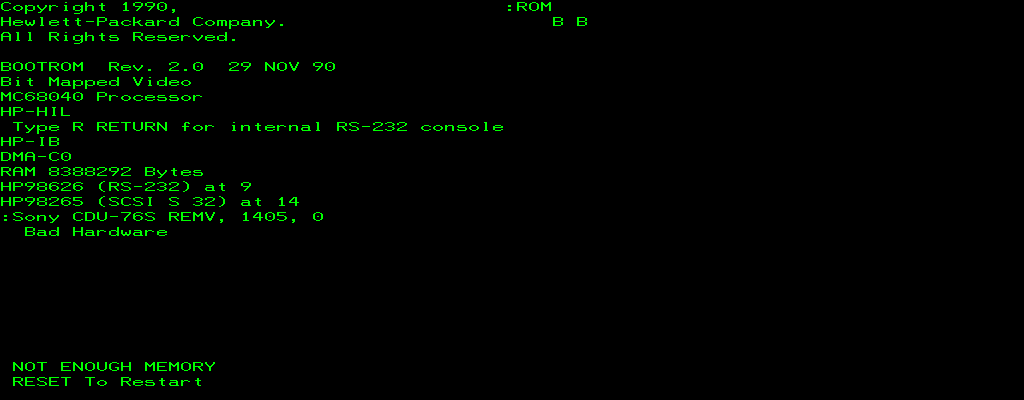 hp9k380 screenshot