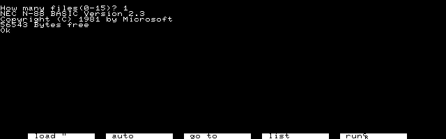 pc8801fa screenshot