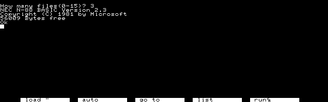 pc8801mh screenshot