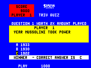 trivquiz screenshot