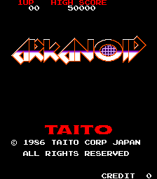 arkanoid title