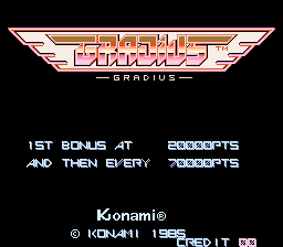 gradius title