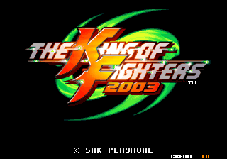 kof2003 title