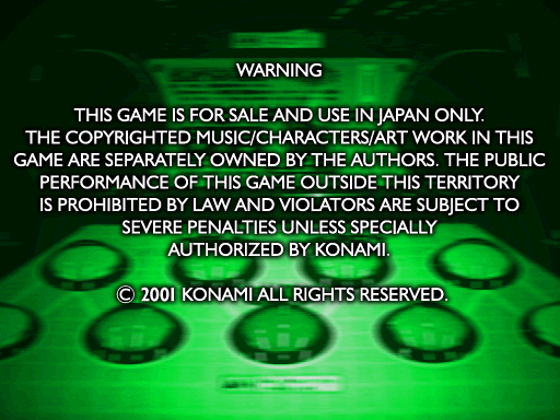 popn6 warning