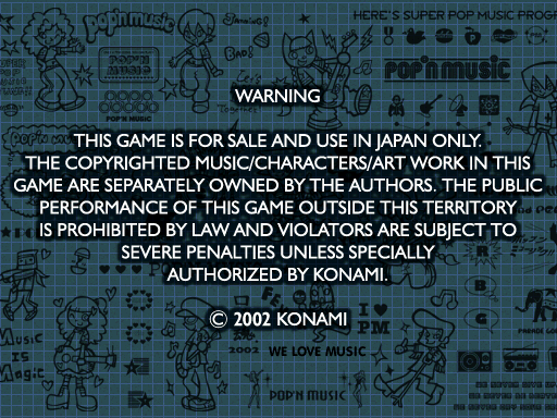 popn8 warning